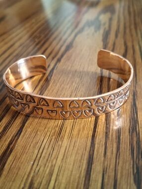 Copper Cuff Bracelet Southwestern Design